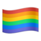Rainbow Flag emoji on Apple